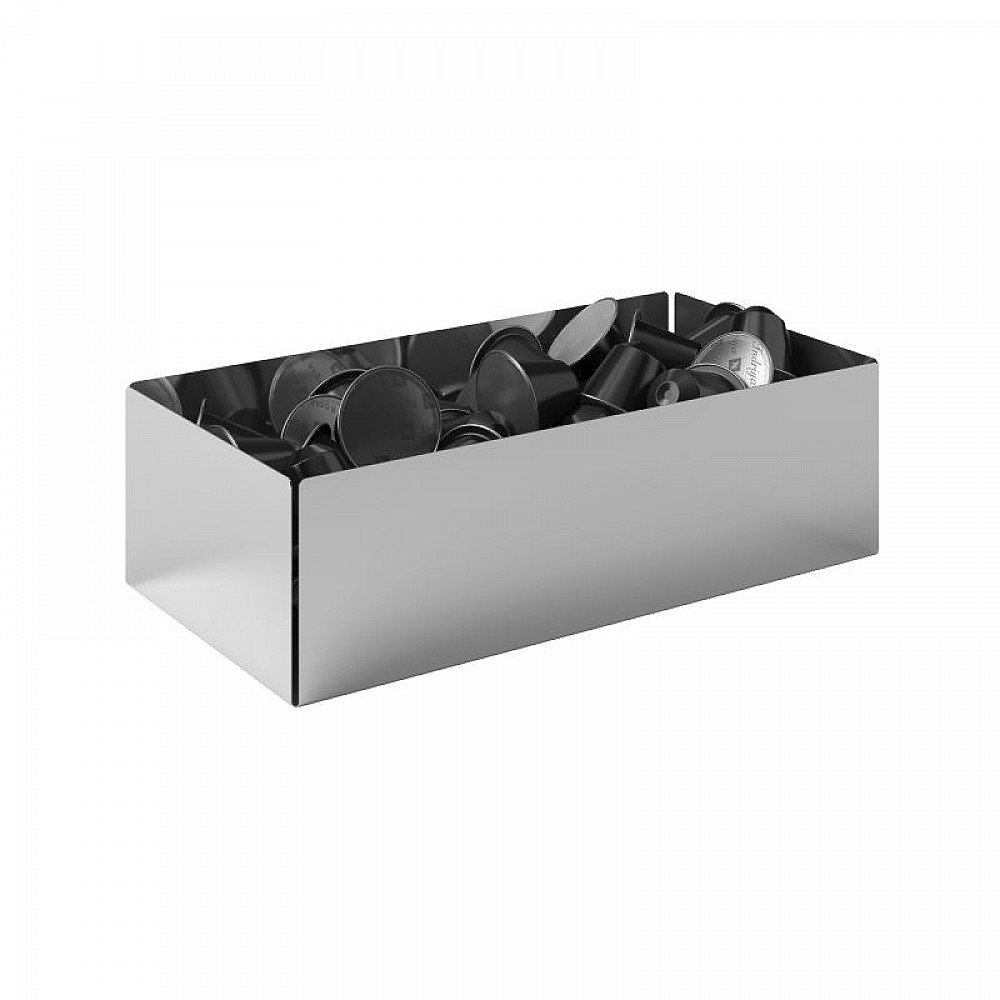 Θήκη για Κάψουλες - Inox, Pam & Co, W25 x D13 x H7,5 (cm), 117-001 Θήκη για Κάψουλες - Inox, Pam & Co, W25 x D13 x H7,5 (cm), 117-001
