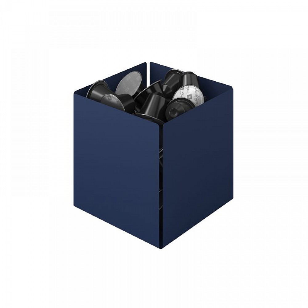 Θήκη για Κάψουλες - Matt Navy Blue, Pam & Co, W13 x D13 x H13 (cm), 116-203 Θήκη για Κάψουλες - Matt Navy Blue, Pam & Co, W13 x D13 x H13 (cm), 116-203