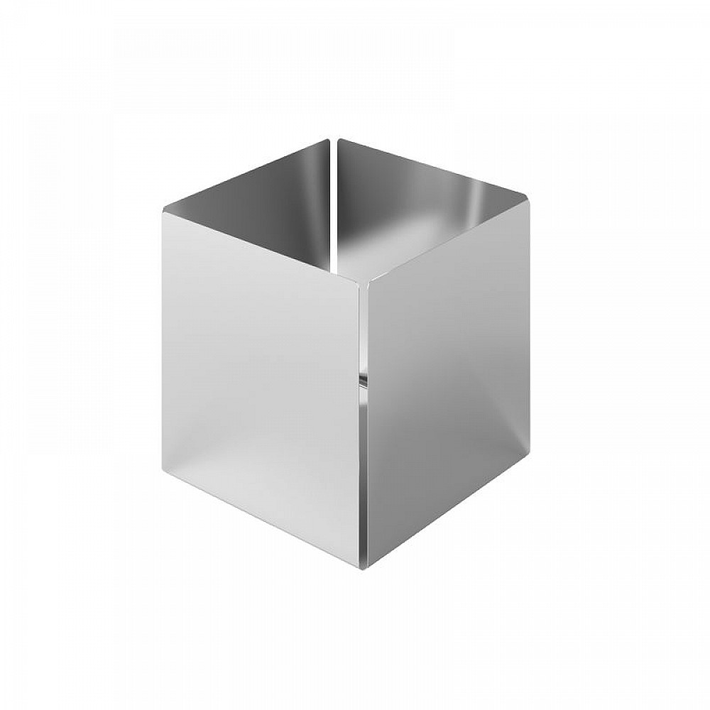 Θήκη Οργάνωσης Κύβος - Inox, Pam & Co, W13 x D13 x H13 (cm), 118-001 Θήκη Οργάνωσης Κύβος - Inox, Pam & Co, W13 x D13 x H13 (cm), 118-001