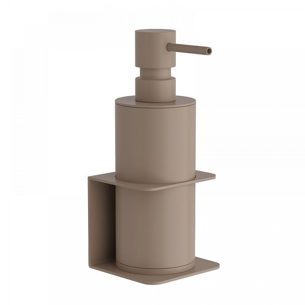 Επιτοίχιο Dispenser (350ml) - Matt Beige, Pam & Co, W7,5 x D7 x H19 (cm), 81-103