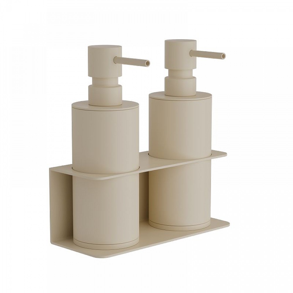 Επιτοίχιο Διπλό Dispenser Επαγγελματικό - Matt Ivory, Pam & Co, W17 x D7 x H19 (cm), 83-703 Επιτοίχιο Διπλό Dispenser Επαγγελματικό - Matt Ivory, Pam & Co, W17 x D7 x H19 (cm), 83-703
