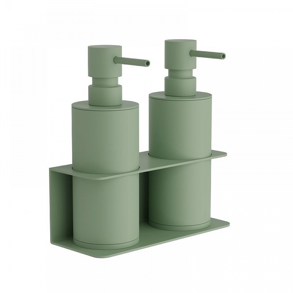 Επιτοίχιο Διπλό Dispenser Επαγγελματικό - Matt Mint, Pam & Co, W17 x D7 x H19 (cm), 83-903 Επιτοίχιο Διπλό Dispenser Επαγγελματικό - Matt Mint, Pam & Co, W17 x D7 x H19 (cm), 83-903