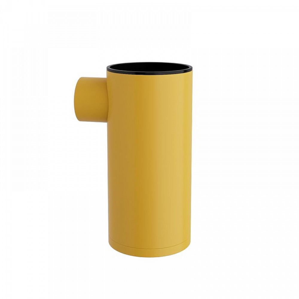 Επιτοίχια Ποτηροθήκη - Matt Yellow, Pam & Co, Ø6 x H12 (cm), 86-603 Επιτοίχια Ποτηροθήκη - Matt Yellow, Pam & Co, Ø6 x H12 (cm), 86-603