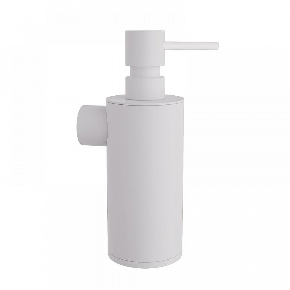 Επιτοίχιο Dispenser (350ml) - Matt White, Pam & Co, Ø6 x H19 (cm), 87-033