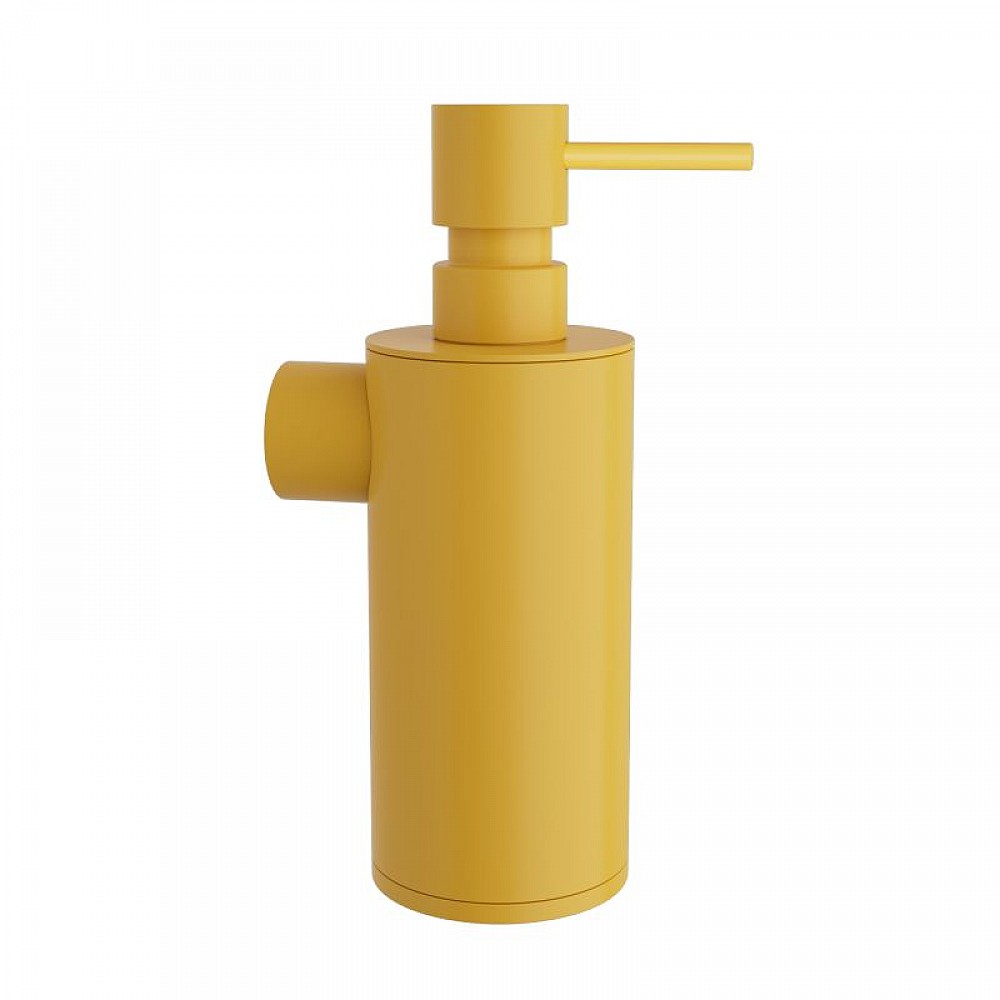 Επιτοίχιο Dispenser (350ml) - Matt Yellow, Pam & Co, Ø6 x H19 (cm), 87-603 Επιτοίχιο Dispenser (350ml) - Matt Yellow, Pam & Co, Ø6 x H19 (cm), 87-603