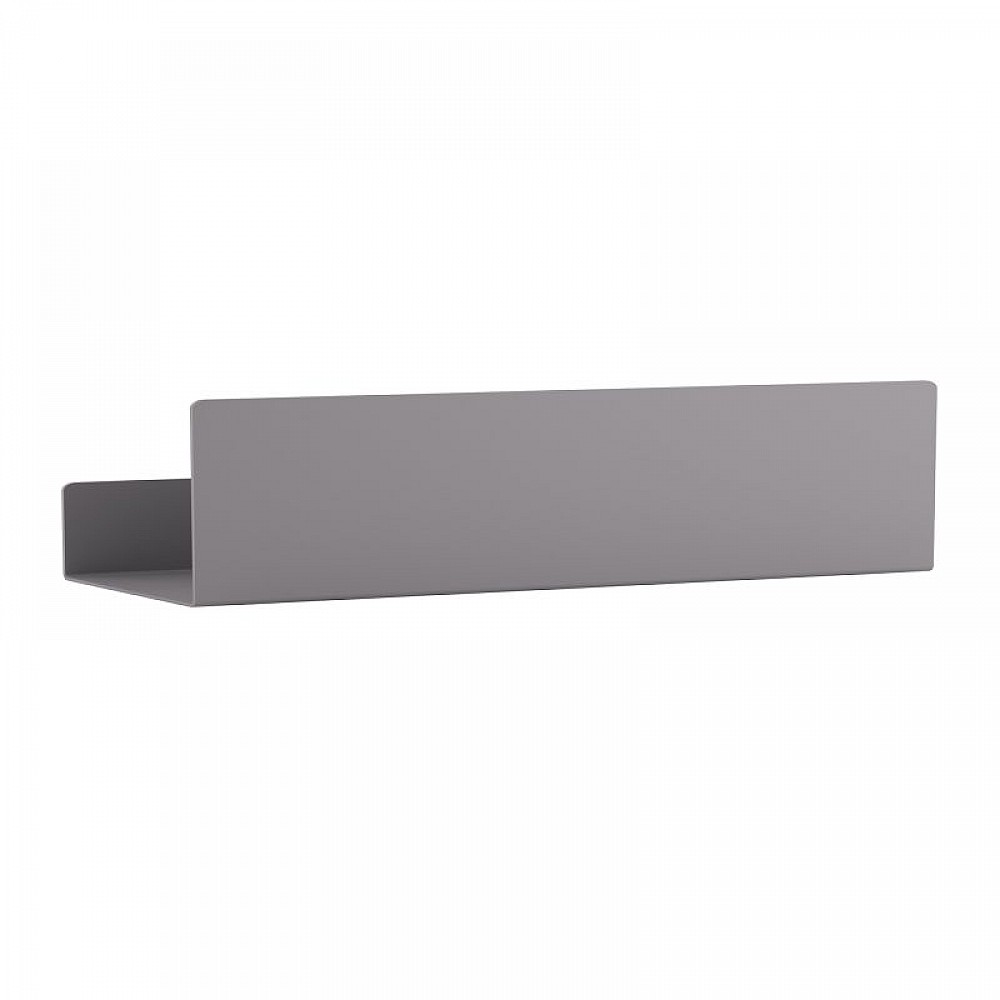 Ράφι / Σπογγοθήκη Μπάνιου (60cm) - Matt Concrete Grey, Pam & Co, W60 x D12 x H12 (cm), 6012-163