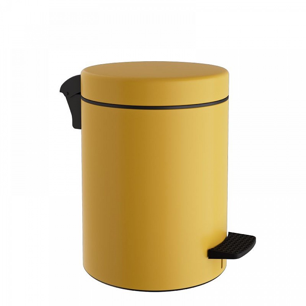 Χαρτοδοχείο 8 Lit, Soft Close - Matt Yellow, Pam & Co, Ø23 x H32 (cm), 08-500-603 Χαρτοδοχείο 8 Lit, Soft Close - Matt Yellow, Pam & Co, Ø23 x H32 (cm), 08-500-603