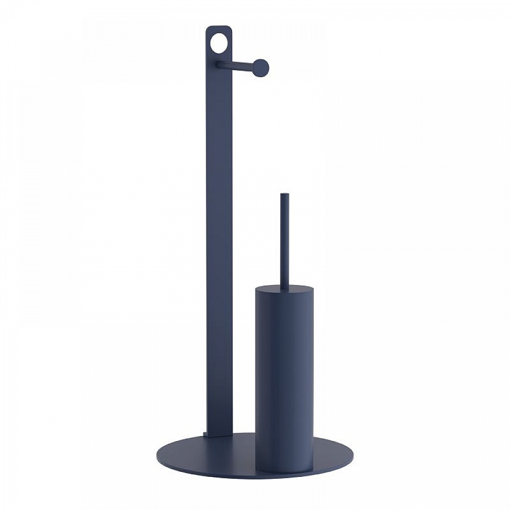 Καλόγερος Πιγκάλ / Χαρτοθήκη - Matt Navy Blue, Pam & Co, Ø28 x H60 (cm), 4-400-203 Καλόγερος Πιγκάλ / Χαρτοθήκη - Matt Navy Blue, Pam & Co, Ø28 x H60 (cm), 4-400-203
