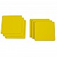 Σουβέρ (6pcs) - Ματ Κίτρινο, Matt Yellow, Pam & Co, (W)10 x (D)10 x (H)0.3cm, 10-10-603