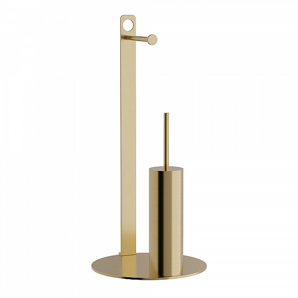 Πιγκάλ / Χαρτοθήκη - Brushed Brass, Pam & Co, Ø28 x H60 (cm), 4-400-023