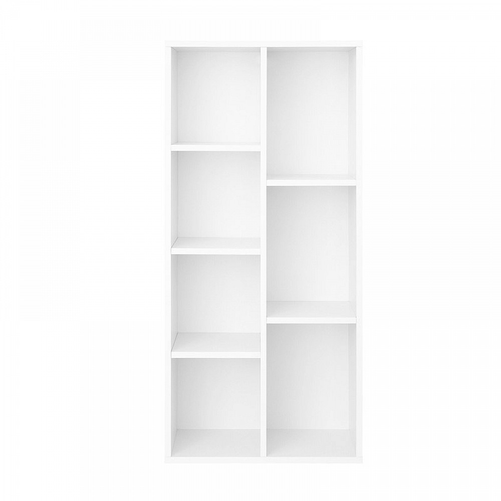 Ξύλινη Βιβλιοθήκη με 7 Ράφια 50 x 24 x 106 cm Χρώματος Λευκό VASAGLE LBC27WT Ξύλινη Βιβλιοθήκη με 7 Ράφια 50 x 24 x 106 cm Χρώματος Λευκό VASAGLE LBC27WT