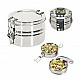 Μεταλλικό Φαγητοδοχείο - Lunch Box 2 Επιπέδων από Ανοξείδωτο Ατσάλι 14 x 13 x 10 cm Cook Concept KA4803 Μεταλλικό Φαγητοδοχείο - Lunch Box 2 Επιπέδων από Ανοξείδωτο Ατσάλι 14 x 13 x 10 cm Cook Concept KA4803