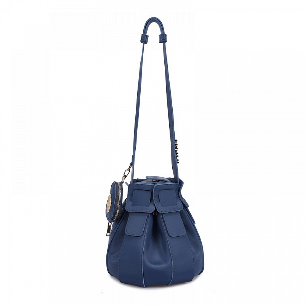 Γυναικεία Τσάντα Ώμου Χρώματος Navy Juicy Couture 257 673JCT1131