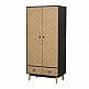 Ξύλινη Δίφυλλη Ντουλάπα με 2 Συρτάρια 90 x 50 x 190 cm HOMCOM 831-331 Ξύλινη Δίφυλλη Ντουλάπα με 2 Συρτάρια 90 x 50 x 190 cm HOMCOM 831-331