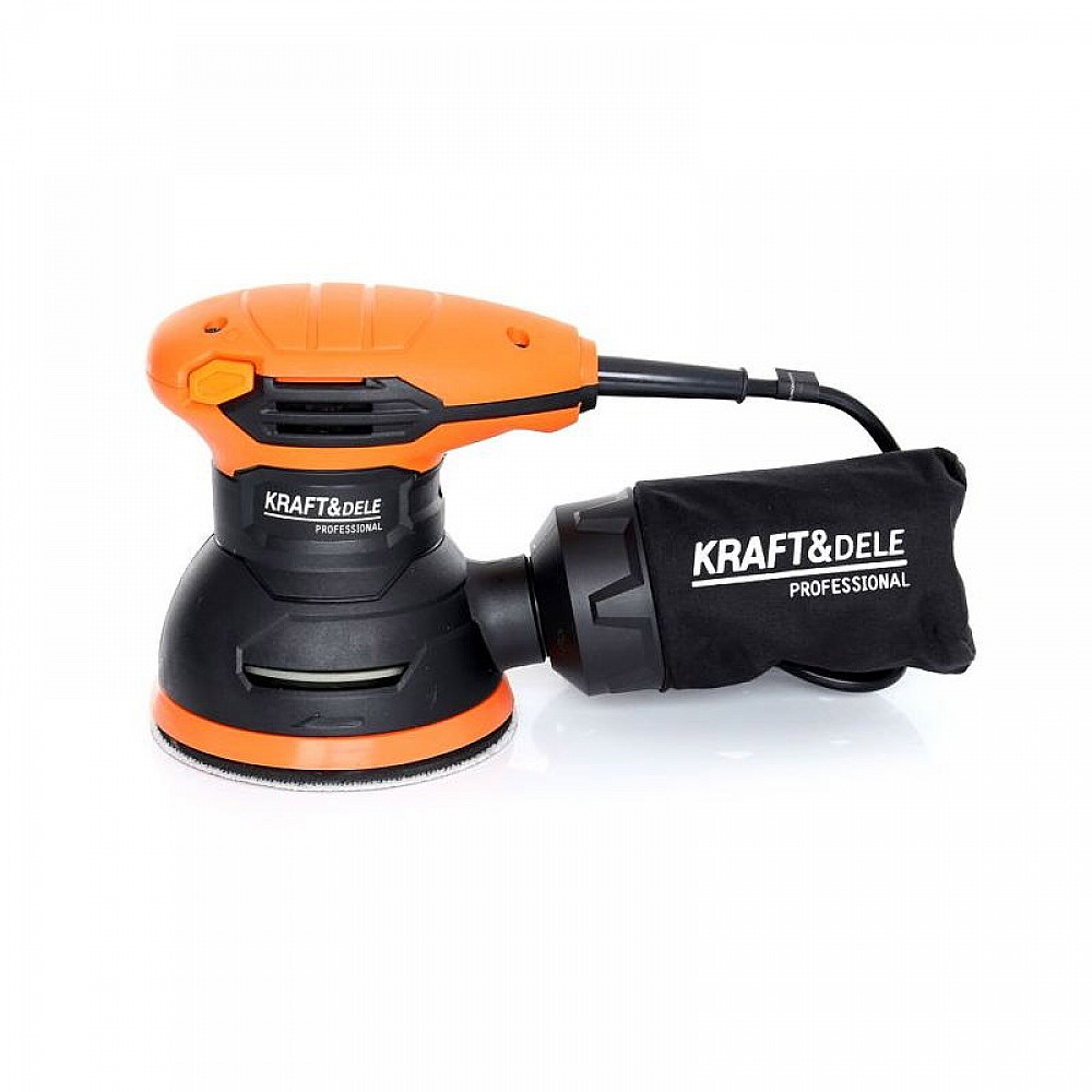 Έκκεντρο Τριβείο 125 mm 1100 W King Series Χρώματος Πορτοκαλί Kraft&Dele KD-1684
