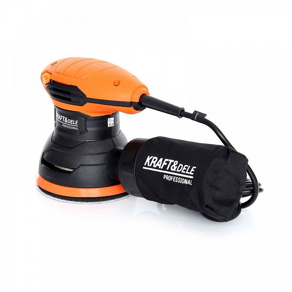 Έκκεντρο Τριβείο 125 mm 1100 W King Series Χρώματος Πορτοκαλί Kraft&Dele KD-1684