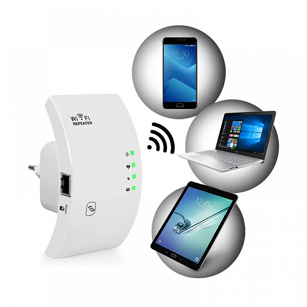 Ασύρματος Ενισχυτής Σήματος Wi-Fi Hoppline HOP1000802 Ασύρματος Ενισχυτής Σήματος Wi-Fi Hoppline HOP1000802