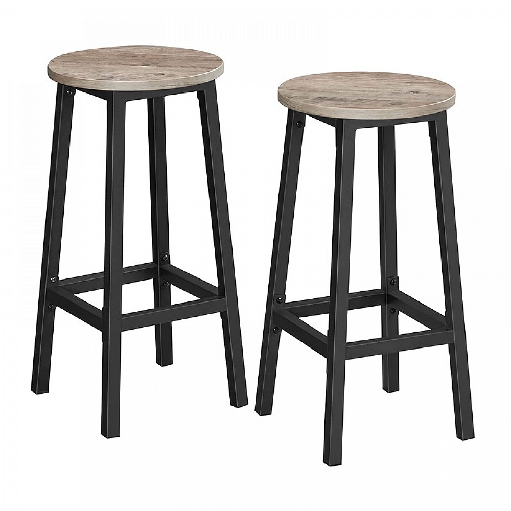 Σετ Μεταλλικά Σκαμπό Bar 32 x 32 x 65 cm 2 τμχ Χρώματος Γκρι VASAGLE LBC032B02 Σετ Μεταλλικά Σκαμπό Bar 32 x 32 x 65 cm 2 τμχ Χρώματος Γκρι VASAGLE LBC032B02