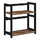 Ξύλινη Ραφιέρα από Μπαμπού με 2 Ράφια 42 x 18 x 43 cm Songmics OFS046B01 Ξύλινη Ραφιέρα από Μπαμπού με 2 Ράφια 42 x 18 x 43 cm Songmics OFS046B01