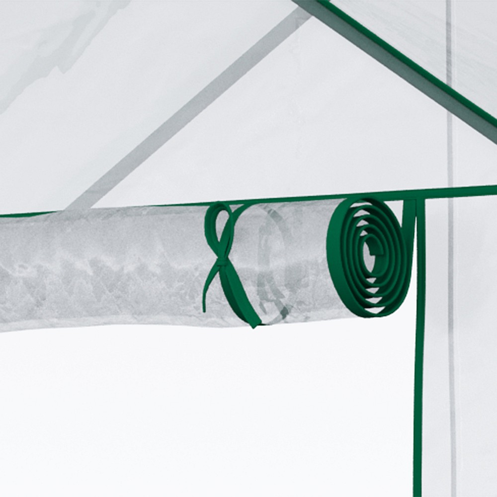 Outsunny Garden Greenhouse σε Αδιάβροχο και Anti UV PE με εξαρτήματα τοποθέτησης, 142x73x195cm - Πράσινο Outsunny Garden Greenhouse σε Αδιάβροχο και Anti UV PE με εξαρτήματα τοποθέτησης, 142x73x195cm - Πράσινο