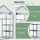 Outsunny Garden Greenhouse σε Αδιάβροχο και Anti UV PE με εξαρτήματα τοποθέτησης, 142x73x195cm - Πράσινο Outsunny Garden Greenhouse σε Αδιάβροχο και Anti UV PE με εξαρτήματα τοποθέτησης, 142x73x195cm - Πράσινο