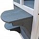 PawHut Outdoor Pet Kennel 2 Επιπέδων Ανοιγόμενο Ξύλο Γκρι και Λευκό 51 x 51 x 81,3 cm PawHut Outdoor Pet Kennel 2 Επιπέδων Ανοιγόμενο Ξύλο Γκρι και Λευκό 51 x 51 x 81,3 cm