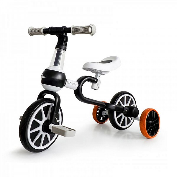 Παιδικό Ποδήλατο Ισορροπίας 4 σε 1 Χρώματος Μαύρο Ecotoys LC-V1311-Black