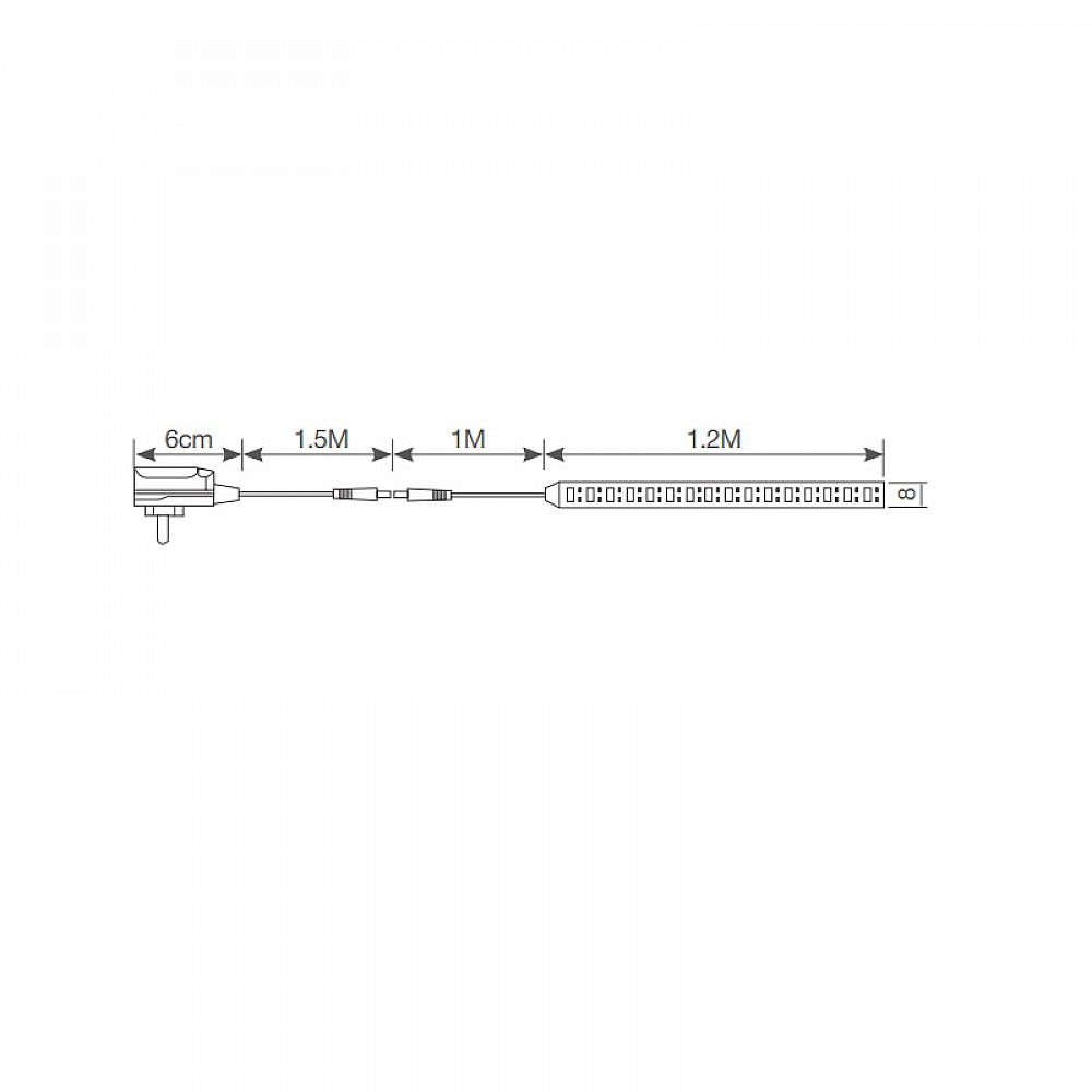 Ταινία LED 1.2 m με Αισθητήρα Κίνησης 4200K 3 W GSC 204020007 Ταινία LED 1.2 m με Αισθητήρα Κίνησης 4200K 3 W GSC 204020007