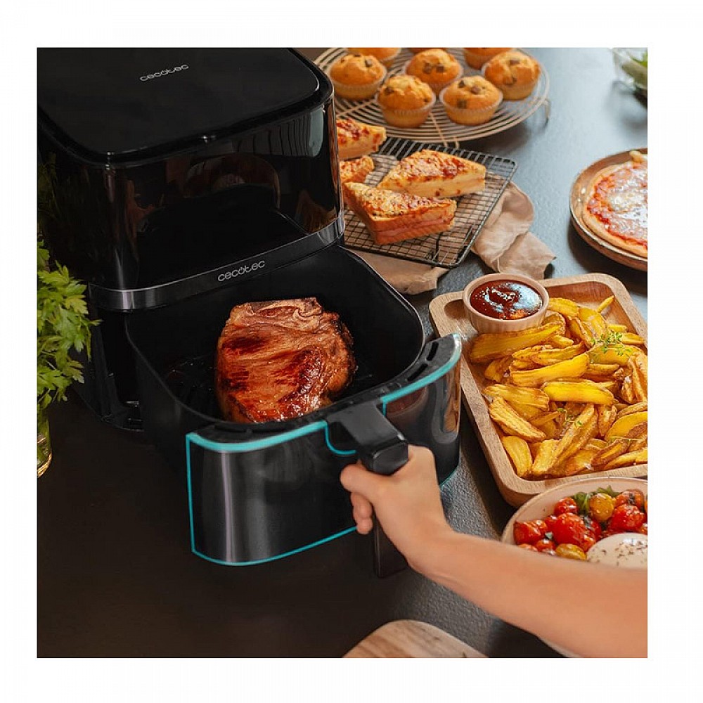 Ψηφιακή Φριτέζα Αέρος 5.5 Lt 1700 W Cecofry Full InoxBlack 5500 Pro Cecotec CEC-03318 Ψηφιακή Φριτέζα Αέρος 5.5 Lt 1700 W Cecofry Full InoxBlack 5500 Pro Cecotec CEC-03318