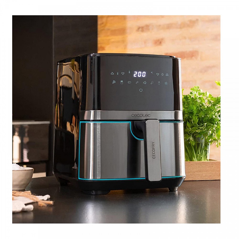 Ψηφιακή Φριτέζα Αέρος 5.5 Lt 1700 W Cecofry Full InoxBlack 5500 Pro Cecotec CEC-03318 Ψηφιακή Φριτέζα Αέρος 5.5 Lt 1700 W Cecofry Full InoxBlack 5500 Pro Cecotec CEC-03318