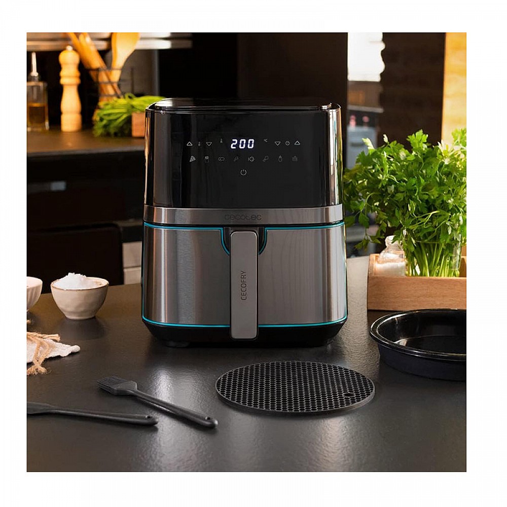 Ψηφιακή Φριτέζα Αέρος 5.5 Lt 1700 W Cecofry Full InoxBlack 5500 Pro Cecotec CEC-03318 Ψηφιακή Φριτέζα Αέρος 5.5 Lt 1700 W Cecofry Full InoxBlack 5500 Pro Cecotec CEC-03318