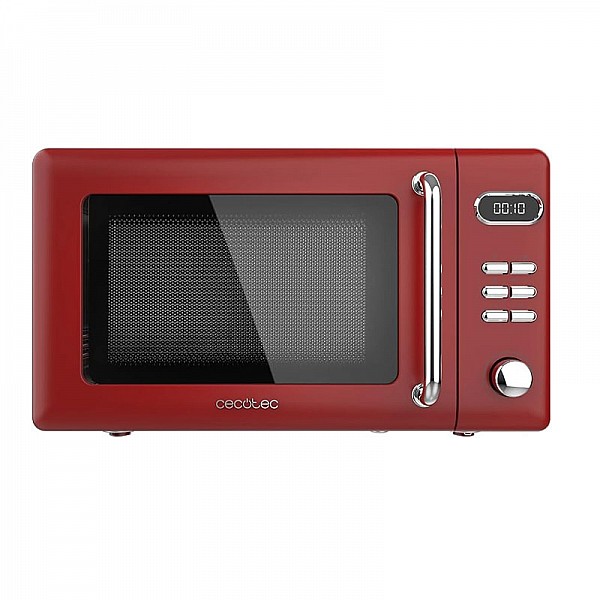 Φούρνος Μικροκυμάτων με Γκριλ 20 Lt 700 W Cecotec ProClean 5110 Retro Red CEC-01715