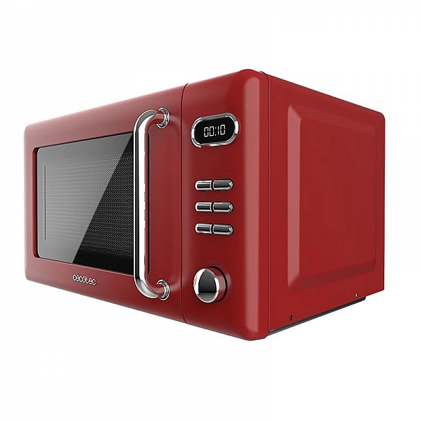 Φούρνος Μικροκυμάτων με Γκριλ 20 Lt 700 W Cecotec ProClean 5110 Retro Red CEC-01715