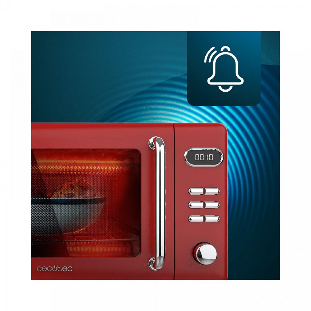 Φούρνος Μικροκυμάτων με Γκριλ 20 Lt 700 W Cecotec ProClean 5110 Retro Red CEC-01715