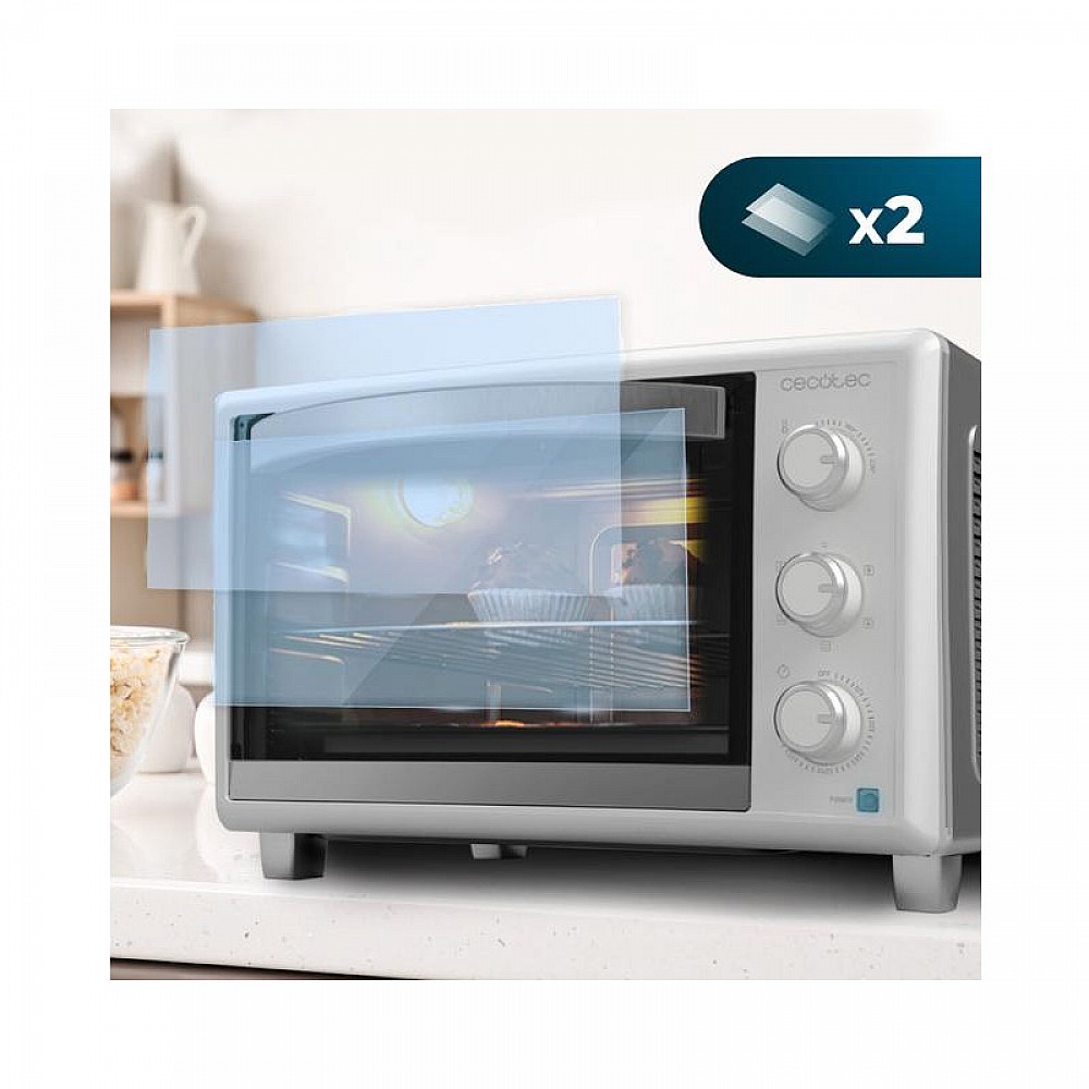 Ηλεκτρικό Φουρνάκι Cecotec Bake & Toast 3090 Gyro White CEC-03814 Ηλεκτρικό Φουρνάκι Cecotec Bake & Toast 3090 Gyro White CEC-03814