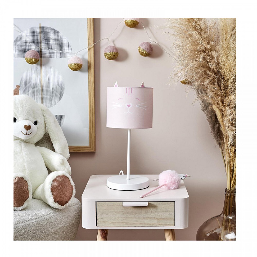 Παιδικό Επιτραπέζιο Φωτιστικό Γάτα E27 25 W Home Deco Kids LA0012