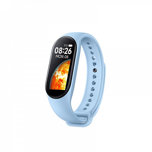 Ρολόι Fitness Tracker με Μετρητή Καρδιακών Παλμών Χρώματος Μπλε Smart Band M7 SPM M7s-Dblue