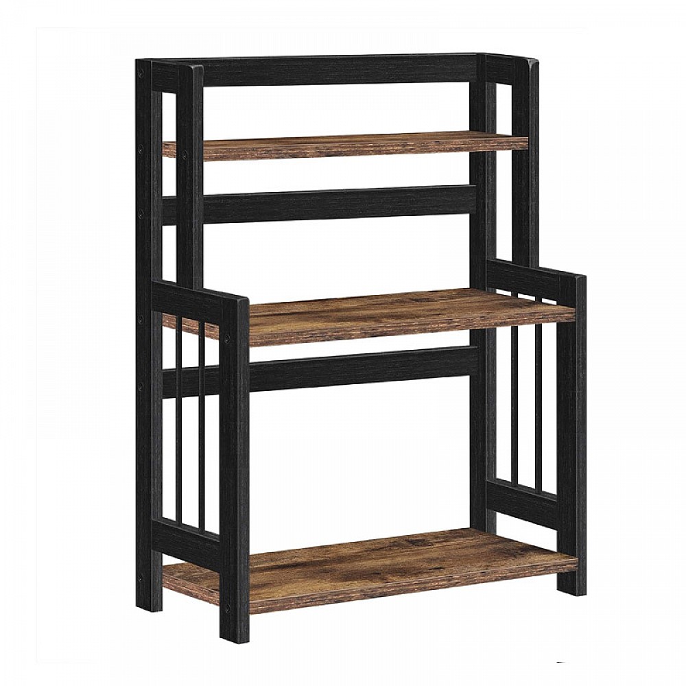 Ξύλινη Ραφιέρα από Μπαμπού με 3 Ράφια 41 x 18 x 53 cm Songmics OFS047B01
