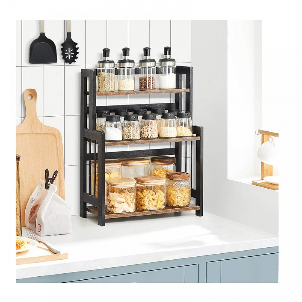 Ξύλινη Ραφιέρα από Μπαμπού με 3 Ράφια 41 x 18 x 53 cm Songmics OFS047B01 Ξύλινη Ραφιέρα από Μπαμπού με 3 Ράφια 41 x 18 x 53 cm Songmics OFS047B01