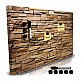 Μαγνητικός Πίνακας Ανακοινώσεων Bricks 60 x 40 x 2 cm Bakaji 02839867