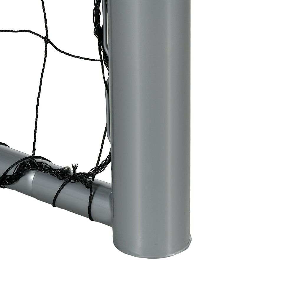 SPORTNOW Γκρι ποδοσφαιρικό γκολ 240x85x160 cm με βίδες και μανταλάκια που περιλαμβάνονται, σε PE και μέταλλο SPORTNOW Γκρι ποδοσφαιρικό γκολ 240x85x160 cm με βίδες και μανταλάκια που περιλαμβάνονται, σε PE και μέταλλο