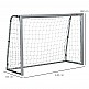 SPORTNOW Γκρι ποδοσφαιρικό γκολ 240x85x160 cm με βίδες και μανταλάκια που περιλαμβάνονται, σε PE και μέταλλο SPORTNOW Γκρι ποδοσφαιρικό γκολ 240x85x160 cm με βίδες και μανταλάκια που περιλαμβάνονται, σε PE και μέταλλο