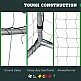 SPORTNOW Γκρι ποδοσφαιρικό γκολ 240x85x160 cm με βίδες και μανταλάκια που περιλαμβάνονται, σε PE και μέταλλο SPORTNOW Γκρι ποδοσφαιρικό γκολ 240x85x160 cm με βίδες και μανταλάκια που περιλαμβάνονται, σε PE και μέταλλο