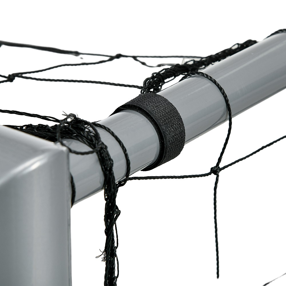 SPORTNOW Γκρι ποδοσφαιρικό γκολ 240x85x160 cm με βίδες και μανταλάκια που περιλαμβάνονται, σε PE και μέταλλο SPORTNOW Γκρι ποδοσφαιρικό γκολ 240x85x160 cm με βίδες και μανταλάκια που περιλαμβάνονται, σε PE και μέταλλο