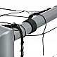 SPORTNOW Γκρι ποδοσφαιρικό γκολ 240x85x160 cm με βίδες και μανταλάκια που περιλαμβάνονται, σε PE και μέταλλο SPORTNOW Γκρι ποδοσφαιρικό γκολ 240x85x160 cm με βίδες και μανταλάκια που περιλαμβάνονται, σε PE και μέταλλο