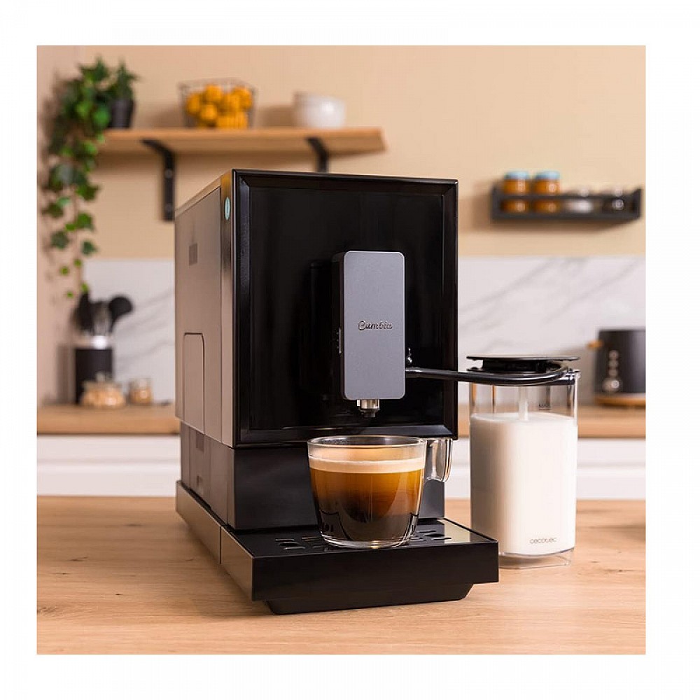 Υπεραυτόματη Καφετιέρα Espresso Power Matic-ccino Cremma 19 Bar με Μύλο Άλεσης Καφέ και Αφρογαλιέρα Cecotec CEC-01627