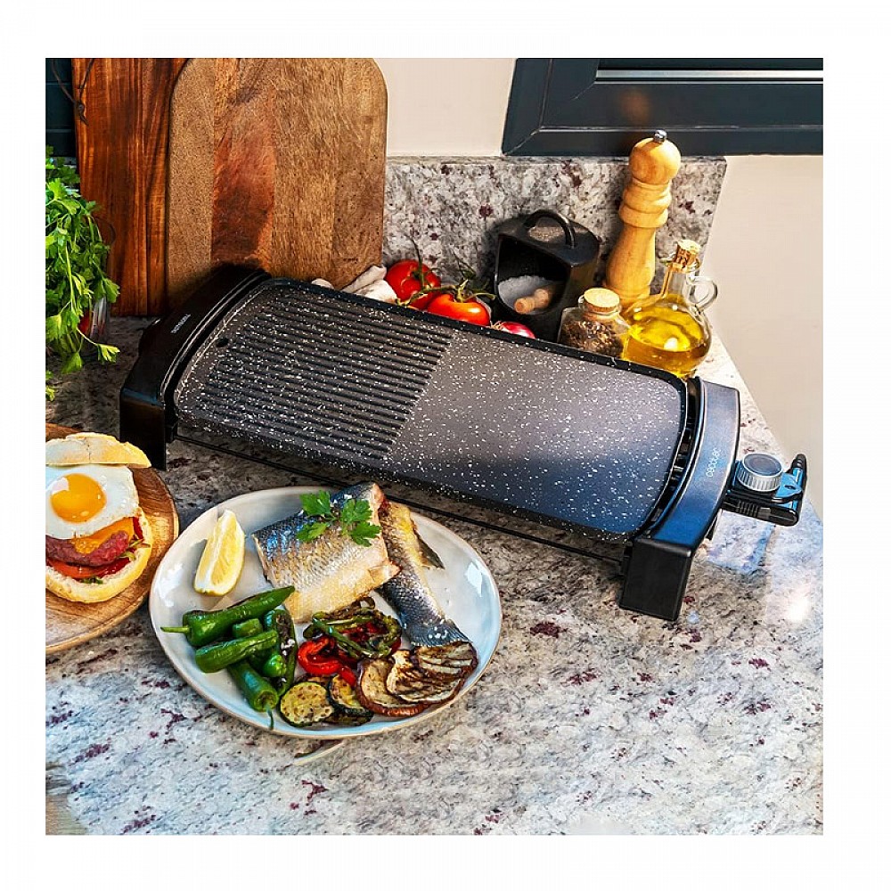 Ηλεκτρική Ψηστιέρα - Γκριλιέρα 2150 W Tasty & Grill 2500 RockWater MixGrill Cecotec CEC-03199