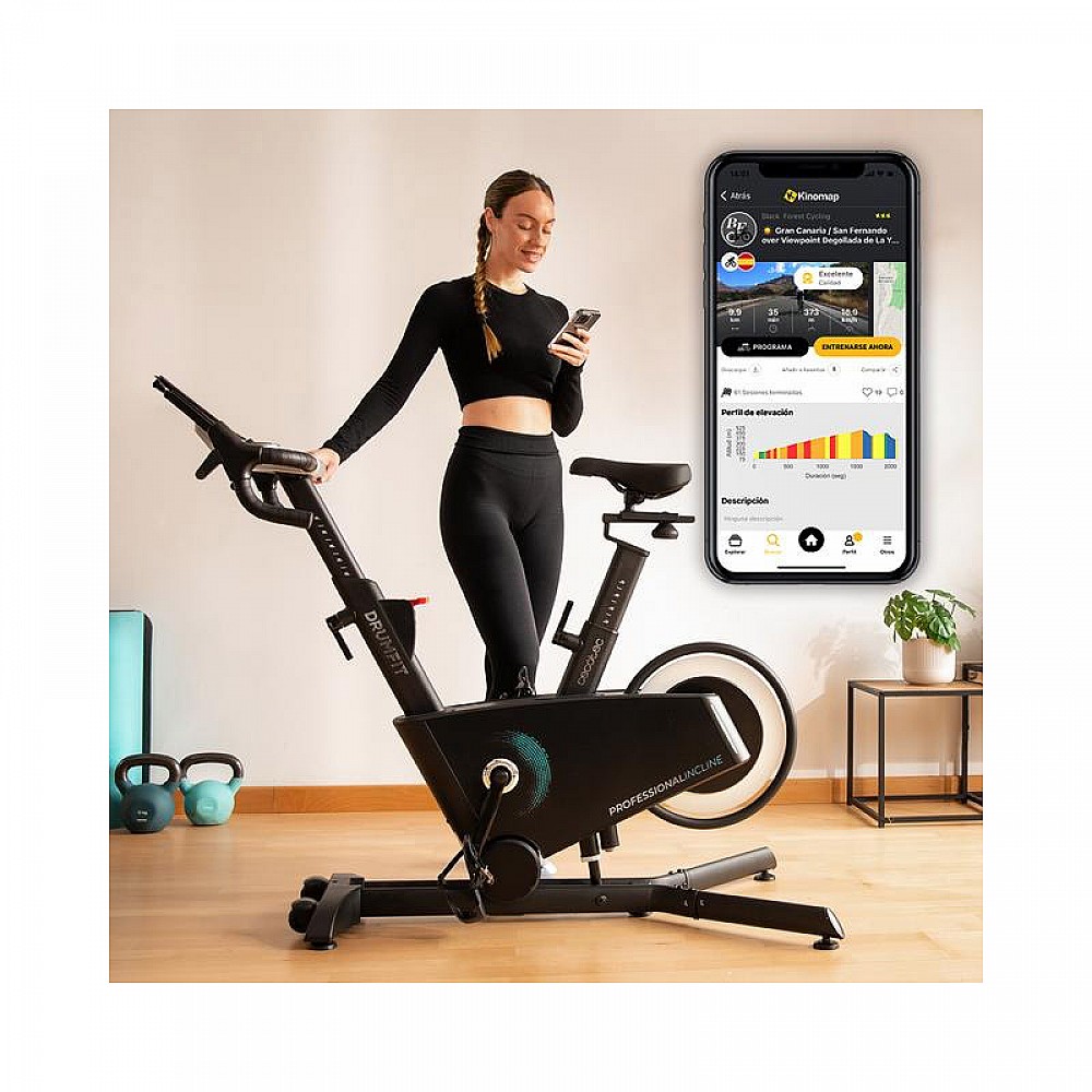 Μαγνητικό Ποδήλατο Γυμναστικής Cecotec Spinning DrumFit Indoor Professional Incline CEC-07250