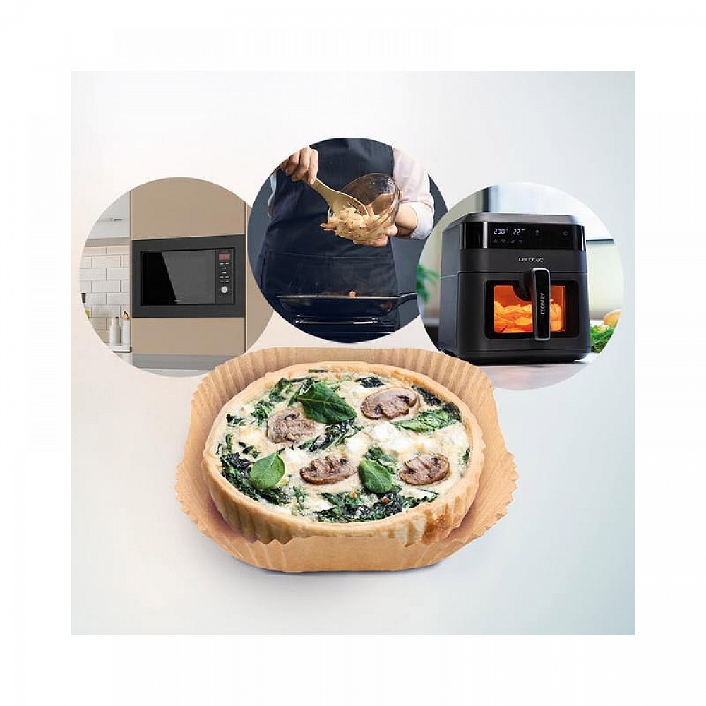 Σετ Αντικολλητικά Χαρτιά Ψησίματος για Air Fryer 16-22 cm 150 τμχ Cecotec CEC-03270