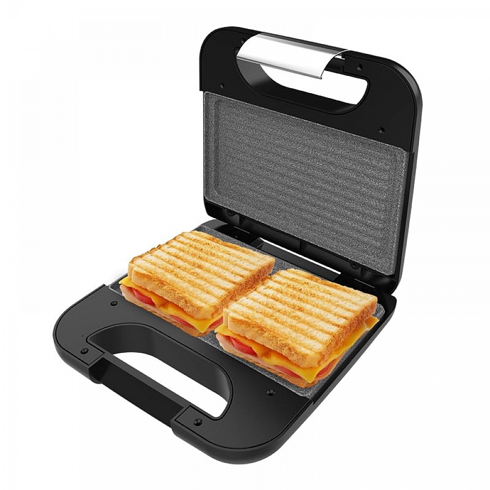 Τοστιέρα - Σαντουιτσιέρα 800 W Rock'nToast Grill + Cecotec CEC-02958